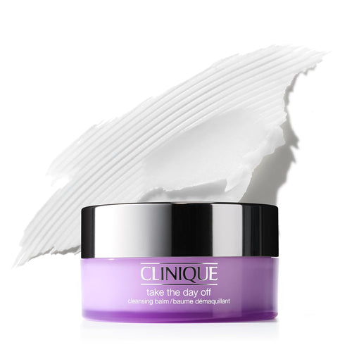 Clinique Take The Day Off Cleansing Balm Makeup Remover | Dissolves Face + Eye Makeup and Sunscreen | For All Skin Types - Style: 3.8 Ounce